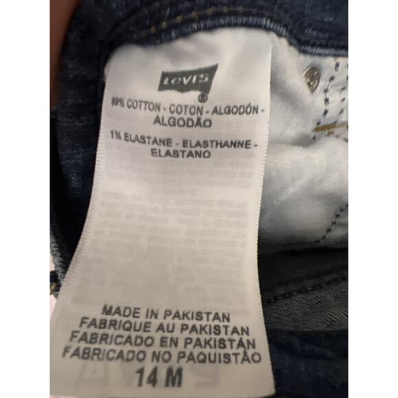 Levi's 515 Ladies Size 14M Bootcut Medium Wash Denim Stretch Mid Rise Jeans - Picture 12 of 13